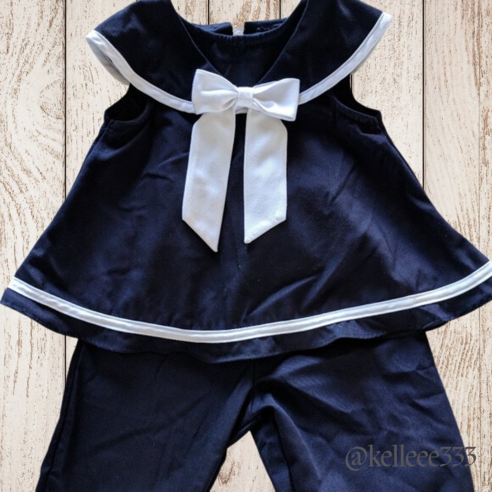 🎉Host Pick🎉 Rare Editions Sailor Outfit for baby sz 18 mos